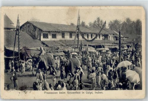 Udupi Prozession beim Götzenfest