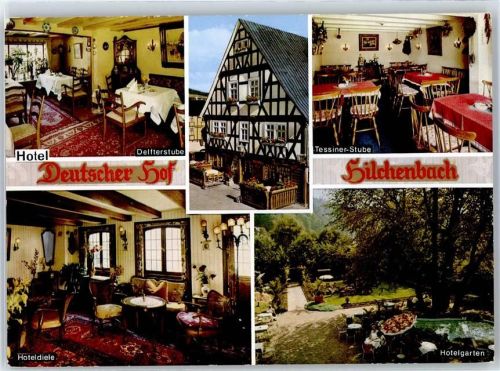 57271 W5912 Hilchenbach , Siegerland - Hotel Gasthaus Deutscher Hof