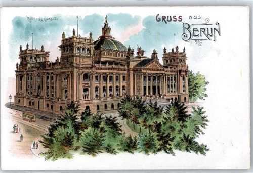 10115 W1000 Tiergarten - Reichstagsgebäude Straßenbahn