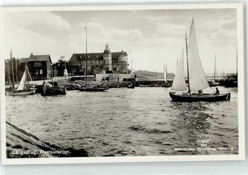 Göteborg Langedrag Gasthaus Segelboot