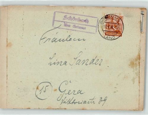 Schönbach Landpoststempel