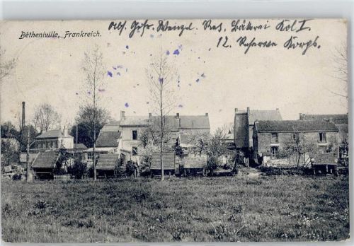 Betheniville 1915 Feldpost WK I XII.Reservekorps