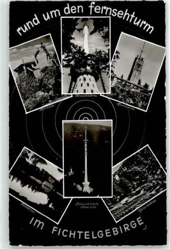 95444 W8580 Bayreuth - Fernsehturm auf dem Ochsenkopf