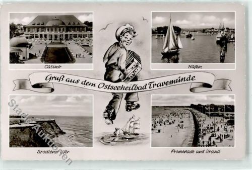 Travemünde Casino Hafen Brodtener Ufer Promenade Strand