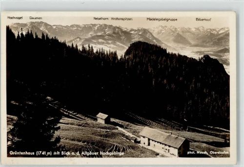 Grüntenhaus Allgäuer Hochgebirge