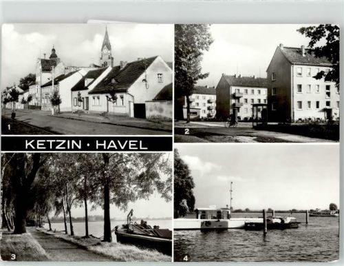 Ketzin Ernst Thälmann Straße Uferpromenade Fähre Anlegestelle