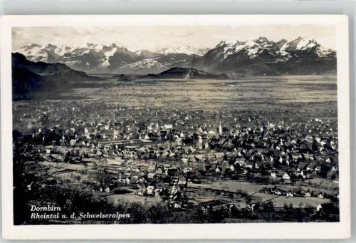 6850 Dornbirn - Rheintal Schweizeralpen