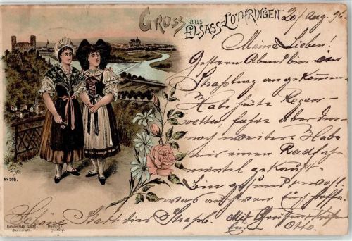 Strasbourg 1896 Tracht