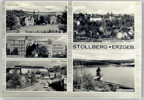 Stollberg polytechnische Oberschule Querenbachtalsperre Krankenhaus Bergkrankenhaus