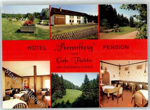 96358 W8641 Steinbach a. Wald - Hotel Rennsteig Cafe Fiedler Lehen