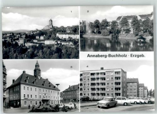Annaberg-Buchholz Auto Trabant Markt Rathaus