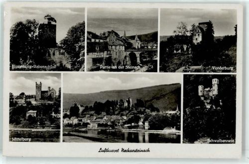 Neckarsteinach Hinterburg Mittelburg Vorderburg Schwalbennest