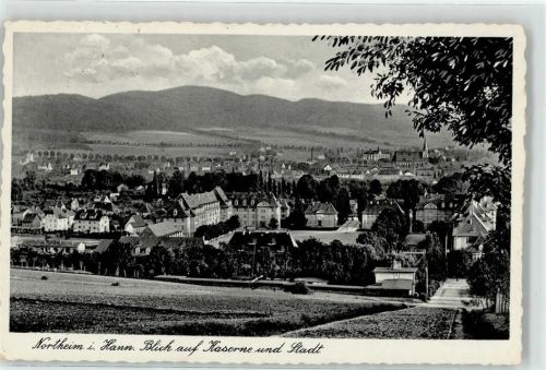 Northeim Blick auf Kaserne und Stadt