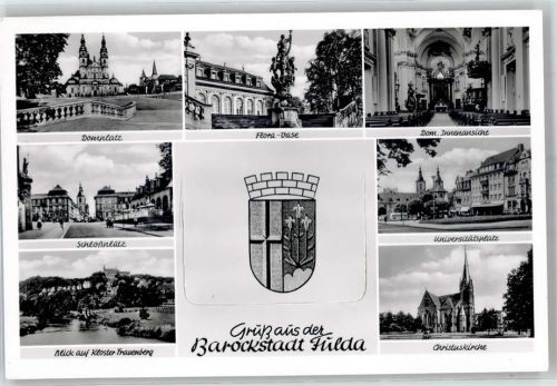 Fulda Domplatz Schlossplatz Kloster Frauenberg Flora Vase Christuskirche Dom innen