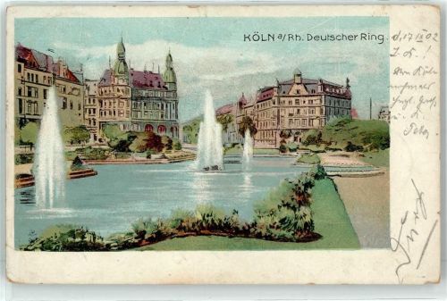Köln Stadt 1902 Deutscher Ring