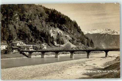 85229 W8062 Erl - Zollhaus Kaisergebirge Brücke Inn