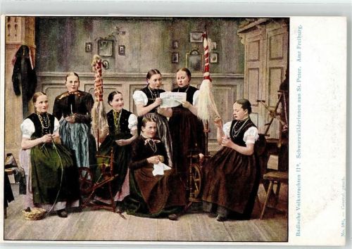 St. Peter Tracht Spinnrad