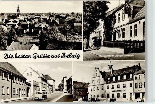 Belzig Gasthaus Burg Eisenhardt Kreissparkasse Niemegker Straße Marktplatz
