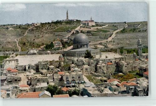 Jerusalem Tempelplatz Felsenmoschee Oelberg