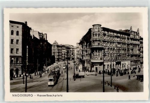 Magdeburg Hasselbachplatz Straßenbahn