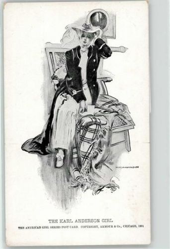 Armour Fleischextrakt Karl Andreson Girl Hutmode