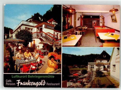 91327 W8556 Behringersmühle - Gasthaus Pension Frankengold Familie Wiegärtner