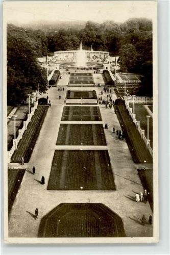 01067 O8000 Dresden - Jubiläums Gartenbau Ausstellung 1926 Blick vom grünen Dom nach dem Rosenhof