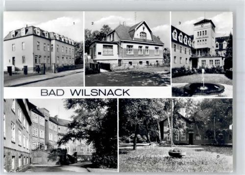 Bad Wilsnack Clara-Zetkin-Heim Rheumasanatorium Puschkin-Kurhaus Goethehaus