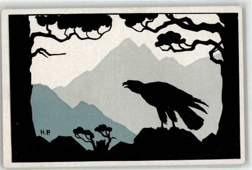 Falke von Hedwig Pelizeus sign.
