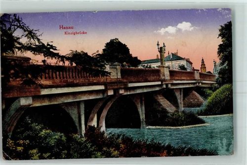 Hanau 1912 Kinzigbrücke