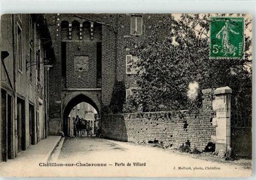 Chatillon-sur-Chalaronne 1911 Porte de Villard