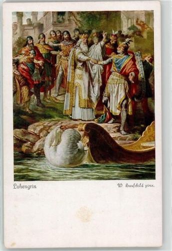 Lohengrin Schwan sign. Bauschild, W.