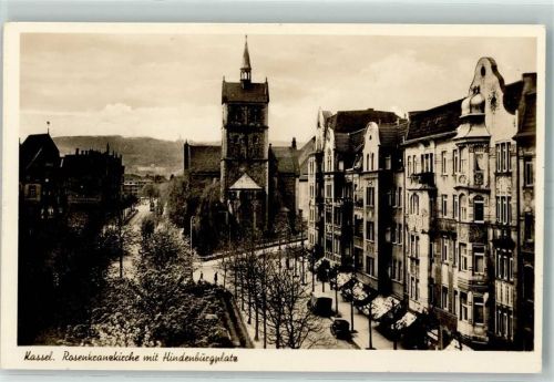 34117 W3500 Kassel , Hess - Rosenkranzkirche Hindenburgplatz