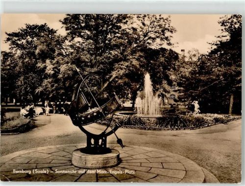 Bernburg Sonnenuhr Marx-Engels-Platz