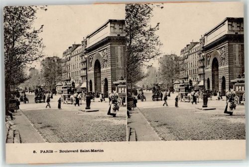 Paris Boulevard Saint-Martin