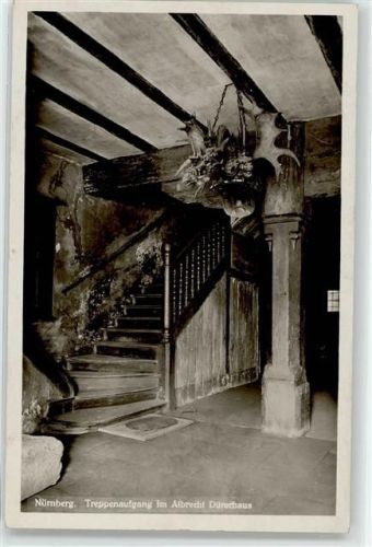 Nürnberg Treppenaufgang im Albrecht Dürerhaus