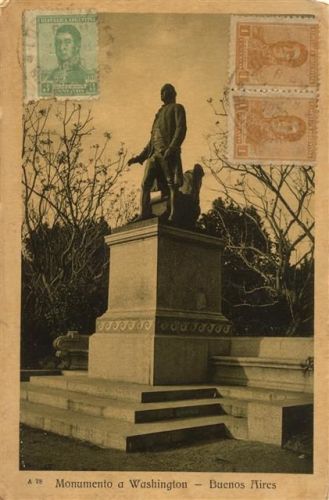 Buenos Aires 1920 Denkmal Washington