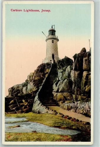 Jersey Corbiere Lighthouse Fels Treppe