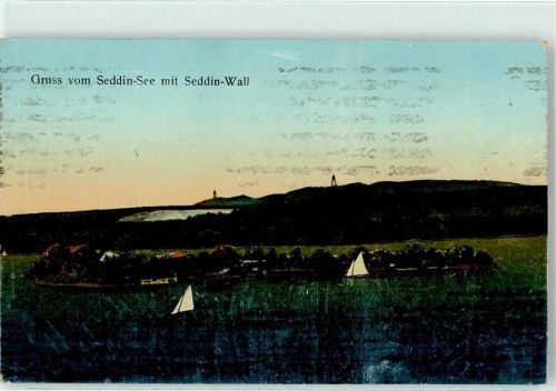 14554 O1501 Seddin b Potsdam - Seddin See mit Seddin Wall