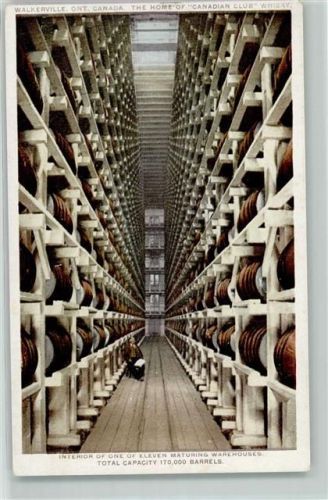 Walkerville The Home of Canadian Club Whisky Fässer