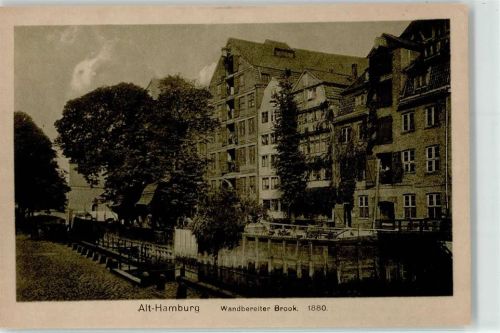 20095 W2000 Hamburg-Altstadt - Wandbereiter Brook Anno 1880