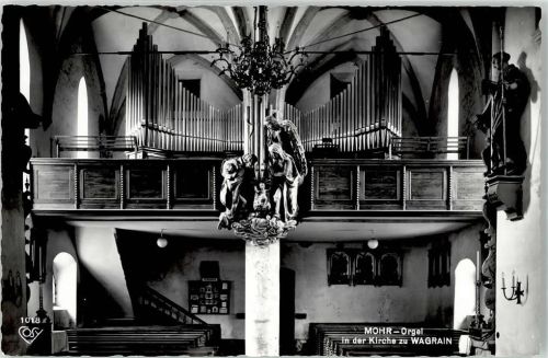 Wagrain Mohr Orgel Kirche Innenansicht