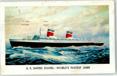 S.S. Unites States Schnellster Dampfer der Welt