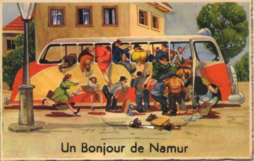 Namur - Namur (Belgien) Leporello Omnibus I