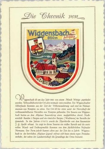 Wiggensbach Wiggensbach (8961) Leporello, Chronik der Stadt I-II