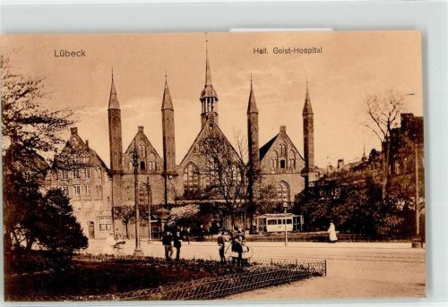 Lübeck Heilig Geist Hospital Straßenbahn