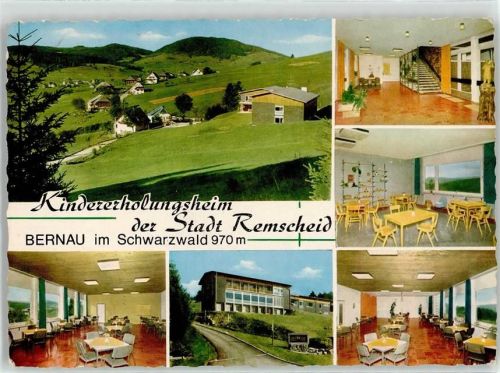 79872 W7821 Bernau im Schwarzwald, Baden - Kindererholungsheim der Stadt Remscheid