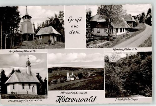 Herrischried Hotzenwald Gugelturm HornbergÖdlandkapelle Schloss Wieladingen