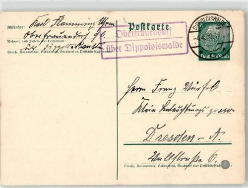 01768 O8231 Oberfrauendorf - Landpoststempel