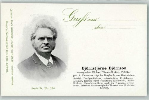 Björnstjerne Björnson persönliche Daten das große Jahrhundert Serie D No. 124